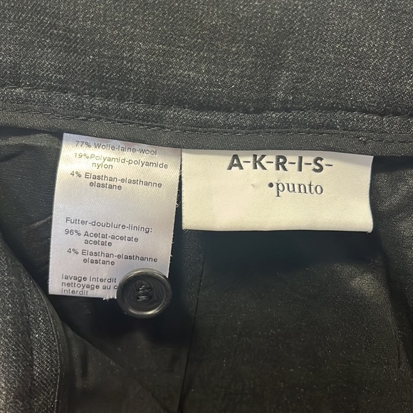 Akris Punto navy trousers - Picture 2 of 5